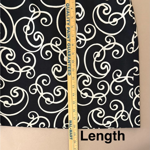 Ann Taylor Factory Black and White A-Line Skirt - Picture 4 of 7